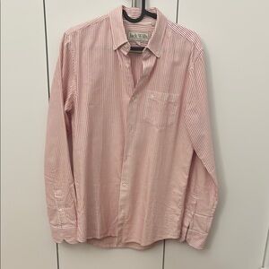 Jack Wills Men's Pink Striped Shirt